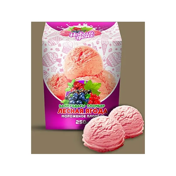 Пломбир с лесными ягодами (коробка) 12% · 250 г