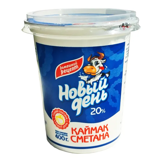 Сметана (пласт. стакан)