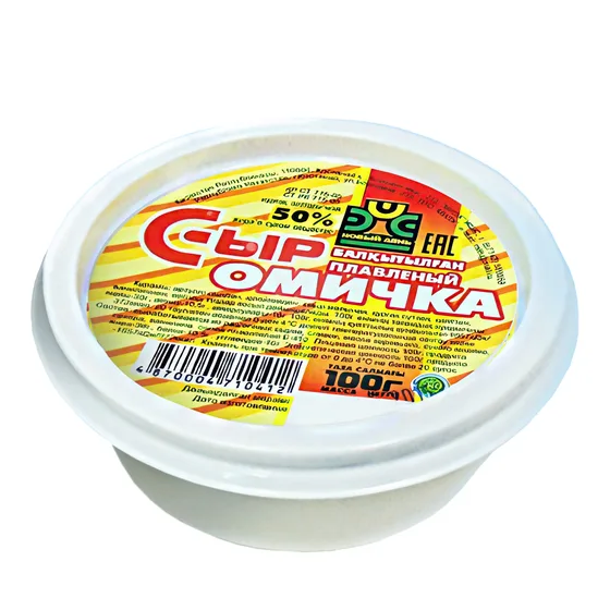 Сыр плавленый «Омичка» (стаканчик)