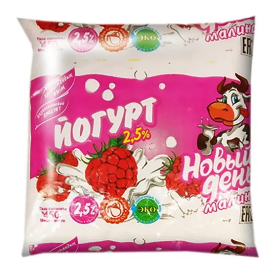 Йогурт малина (фин-пак)